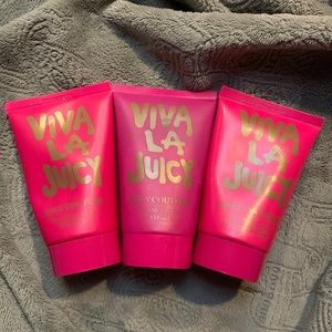 Viva La Juicy- Lot of 3- 2 Shower Gels - 1 Body Lotion